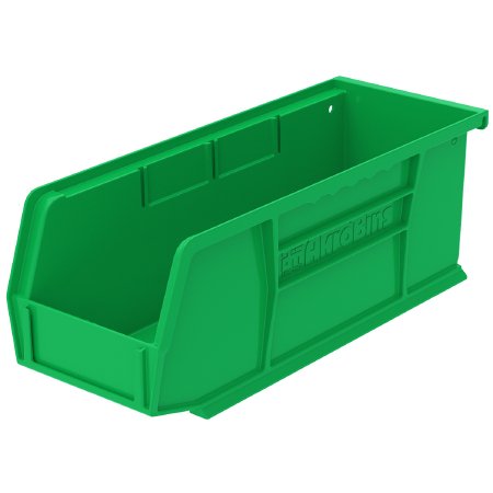 Akro-Mils Storage Bin AkroBins® Green Plastic 4 X 4-1/8 X 10-7/8 Inch - CT/12 - 30224GREEN-CT