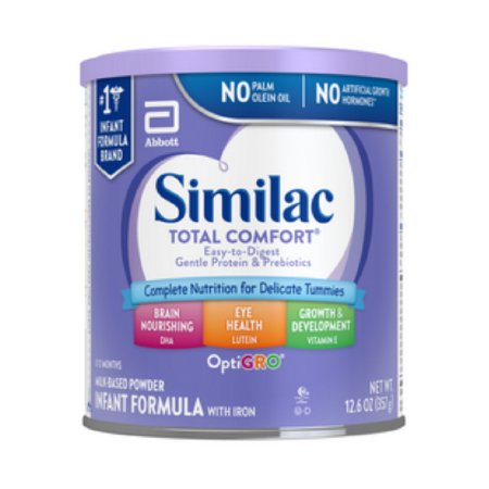 Abbott Nutrition Infant Formula Similac Total Comfort™ 12.6 oz. Can Powder Iron Lactose Sensitivity - Each - 62599-EA