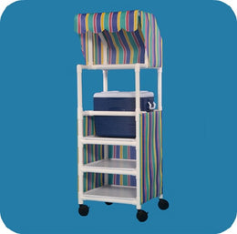 IPU Party Ice Cart 24 X 26.5 X 77 Inch Blue 24 X 26 Inch - Each - IC40-EA