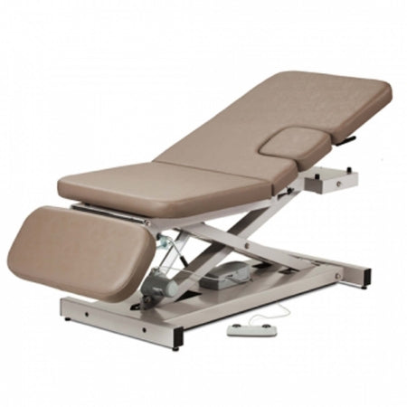 Clinton Industries Imaging Table with 3 Section Top Open Base Power Height - Each - 85300-3BK-EA