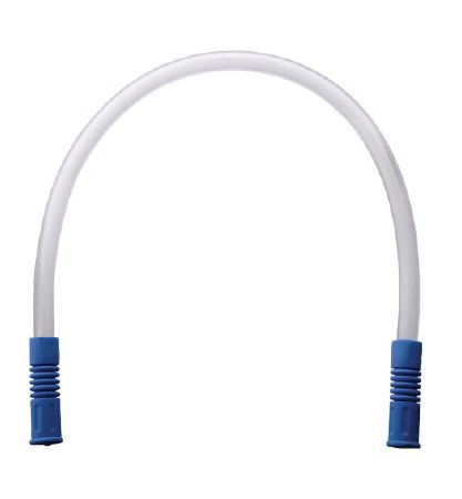 Bemis Healthcare Suction Connector Tubing 18.75 Inch Length 0.25 Inch I.D. NonSterile Female Connector Clear - Case of 25 - 537010-CS