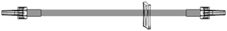 ICU Medical IV Extension Set 20 Inch Tubing - Case of 50 - B1559-CS
