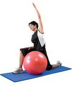 Alimed Inflatable Exercise Ball TheraBand® Pro Series SCP® Blue - Each - 2970000819-EA