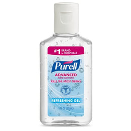 GOJO Hand Sanitizer Purell® Advanced 1 oz. Ethyl Alcohol Gel Bottle - Case of 250 - 3901-2C-250-CS
