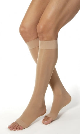 BSN Medical Compression Stocking JOBST® Ultrasheer Knee High Large Honey Open Toe - Pair - 119738-PR