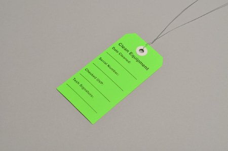 Elkay Plastics Equipment Tag Elkay Plastics For DME/HME Equipment Green 2-5/16 X 4-3/4 Inch 2-5/16 X 4-3/4 Inch Card Stock 500 per Case - Case of 500 - TCEG-CS