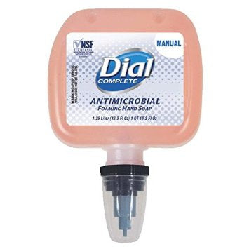 Lagasse Antimicrobial Soap Dial® Foaming 1,250 mL Dispenser Refill Bottle Original Scent - Case of 3 - DIA05067-CS