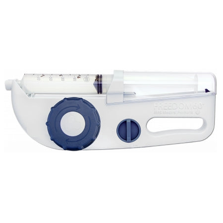 KORU Medical Systems Syringe Infusion Pump Freedom60® Mechanical NonWireless 14 oz. Capacity 1 mL to 50 mL Volume 1/2 mL / Hr. to 1200 mL / Hr. Flow Rate Without Display - Each - F10050-EA