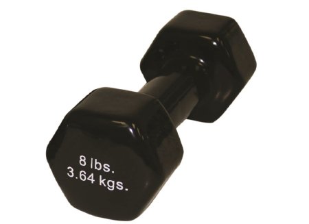 Fabrication Enterprises Dumbbell Hexagon Heads CanDo® 8 lbs. - Each - 10-0557-EA