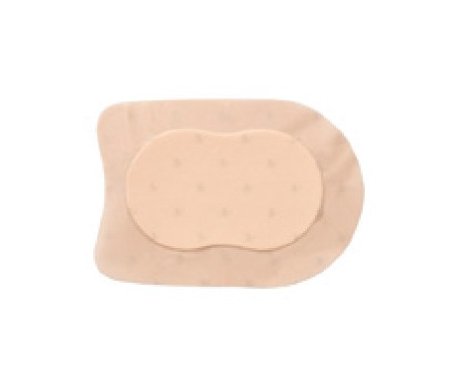 ConvaTec Silver Foam Dressing Aquacel® Ag 5-1/2 X 8 Inch Heel Sterile - Box of 5 - 420647-BX