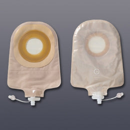 Hollister Urostomy Pouch Premier™ One-Piece System 9 Inch Length Drainable Convex, Pre-Cut - Box of 5 - 8497-BX