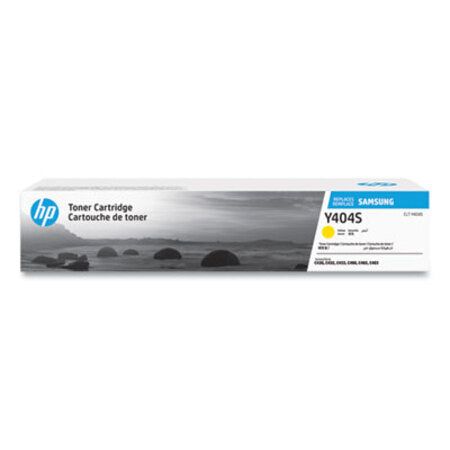 Samsung SU448A (CLT-Y404S) Toner, 1,000 Page-Yield, Yellow - Each - HEW-SU448A-EA