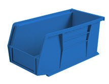 Health Care Logistics Storage Bin HCL® Super Tough Blue Plastic 5 X 5-1/2 X 10-7/8 Inch - Each - 1410B-EA