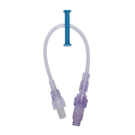 B. Braun IV Extension Set Caresite® Needle-Free Port Standard Bore 8 Inch Tubing Without Filter Sterile - Case of 100 - 470124-CS