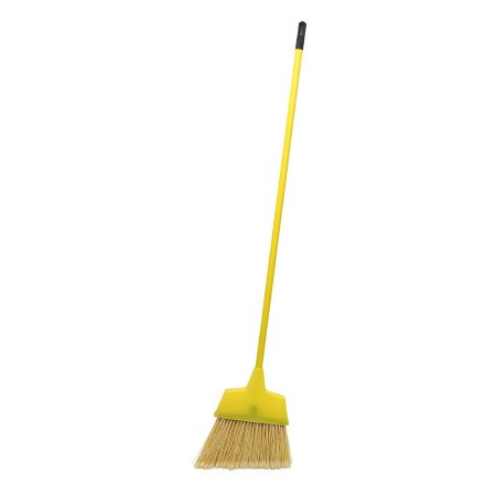 RJ Schinner Co Broom Impact Angled 8 Inch Sweep Face Yellow - Case of 6 - 91527B-CS