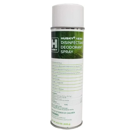Canberra Husky® 1230 Surface Disinfectant Alcohol Based Aerosol Spray Liquid 15.5 oz. Can Lemon Scent NonSterile - Each - HSK-1230-53-EA
