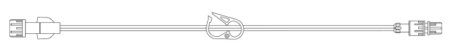 BD IV Extension Set Standard Bore 7-1/2 Inch Tubing Without Filter Sterile - Case of 50 - ME5301-CS