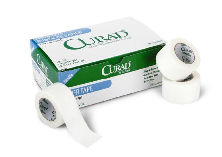 Medline Medical Tape Curad® White 1 Inch X 10 Yard Paper NonSterile - Roll of 1 - NON270001-RL