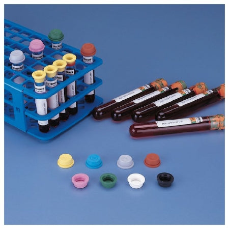 Fisher Scientific Fisherbrand™ Sav-It™ Tube Closure Elastomer Co-Polymer Yellow For use with 12 to 13 mm Tubes NonSterile - Pack of 1000 - 0270715-PK