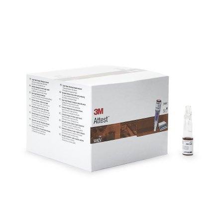 3M Attest™ Super Rapid Readout Sterilization Biological Indicator Vial Steam - Case of 200 - 1492V-CS