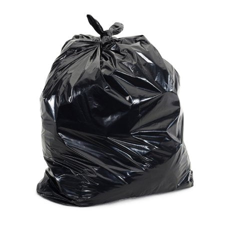 Colonial Bag Corp Trash Bag Colonial Bag 60 gal. Black LLDPE 1.2 mil 38 X 58 Inch X-Seal Bottom Coreless Roll - Case of 100 - CRTGG-58HP-CS