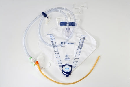 Cardinal Indwelling Catheter Tray Dover™ Foley 18 Fr. 5 cc Balloon Latex - Case of 10 - PP18ULD-CS