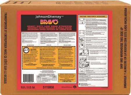 Lagasse Floor Stripper Diversey™ Bravo® Liquid 5 gal. Box Unscented - Each - DVS95115958-EA