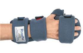 Alimed Resting Hand Orthosis with Thumb Ease DynaPro™ Fabric Right Hand Blue Large - Each - 2970002709-EA