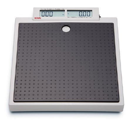 Seca Floor Scale seca® 874 Digital Display 440 lbs. / 200 kg Capacity Black / White Battery Operated - Each - 8741321009-EA