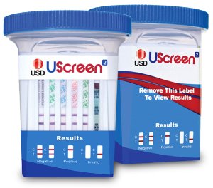 Abbott Rapid Dx North America LLC Drugs of Abuse Test Kit UScreenÂ²® 12-Drug Panel with Adulterants AMP, BAR, BZO, COC, mAMP/MET, MDMA, MOP, MTD, OXY, PCP, TCA, THC, (CR, pH, SG) Urine Sample 25 Tests CLIA Waived - Box of 25 - USSCUPA-12CLIA-BX