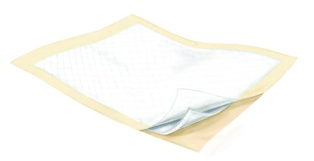 Cardinal Disposable Underpad Wings™ Plus 30 X 30 Inch Fluff / Polymer Heavy Absorbency - Case of 80 - 9173-CS