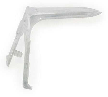 McKesson Vaginal Speculum McKesson Graves NonSterile Office Grade Plastic Large Double Blade Duckbill Disposable Without Light Source Capability - Case of 100 - 211-CS