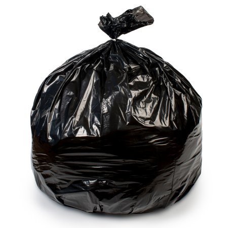 Colonial Bag Corp Trash Bag Colonial Bag 15 gal. Black LLDPE 1 mil 24 X 32 Inch X-Seal Bottom Flat Pack - Case of 1 - TGG-32-CS