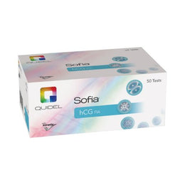 Quidel Reproductive Health Test Kit Sofia® hCG FIA Fertility Test hCG Pregnancy Test Urine Sample 50 Tests CLIA Moderate Complexity - Case of 12 - 20229-CS