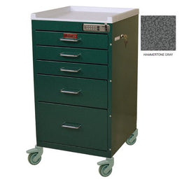 Harloff Treatment Cart Mini-Line 34.4 H X 18 W X 18 D Inch Hammertone Gray - Each - 3145E-EA