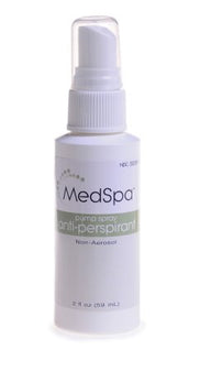 Medline Antiperspirant / Deodorant MedSpa™ Pump Spray 2 oz. - Case of 48 - MSC095012-CS