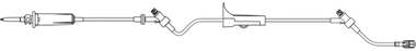 B. Braun Primary IV Administration Set Caresite® Gravity 2 Ports 15 Drops / mL Drip Rate 15 Micron Filter 84 Inch Tubing Solution - Case of 50 - 354202-CS