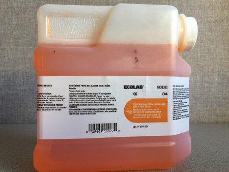 EcoLab Floor Cleaner Liquid 1.3 Liter Jug Sweet Scent - Case of 2 - 6100082-CS
