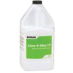 EcoLab Lime-A-Way® Hard Water / Lime Scale Remover Acid Based Manual Pour Liquid 1 gal. Jug Unscented NonSterile - Case of 4 - 6101131-CS