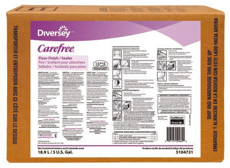 Lagasse Floor Finish Diversey™ Carefree® Liquid 5 gal. Box Ammonia Scent - Each - DVS5104731-EA