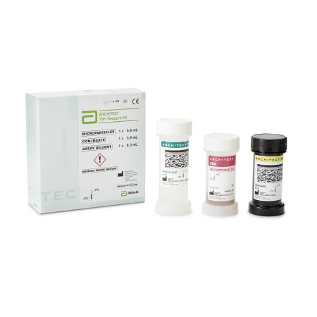 Abbott Reagent Kit Architect™ Thyroid / Metabolic Assay Thyroid Stimulating Hormone (TSH) For Architect c4100 Analyzer 100 Tests 1 Kit - Each - 07K6225-EA