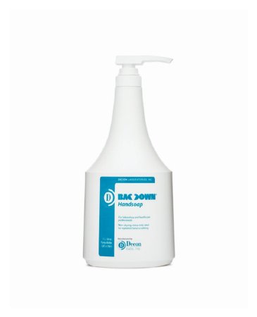 Decon Labs Soap Bacdown® Liquid 16 oz. Pump Bottle Almond Scent - Case of 12 - 7018-CS