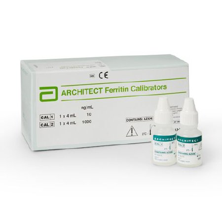 Abbott Calibrator Architect™ Ferritin 2 X 4 mL For Architect C4100 / Ci16200 / Ci18200 / i1000SR / i2000 and i2000SR Analyzers - Each - 07K5901-EA