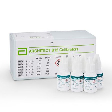 Abbott Calibrator Architect™ Vitamin B12 1 Kit For Architect C4100 / Ci16200 / Ci8200 / i1000SR / i2000 / i2000SR - Each - 07K6102-EA