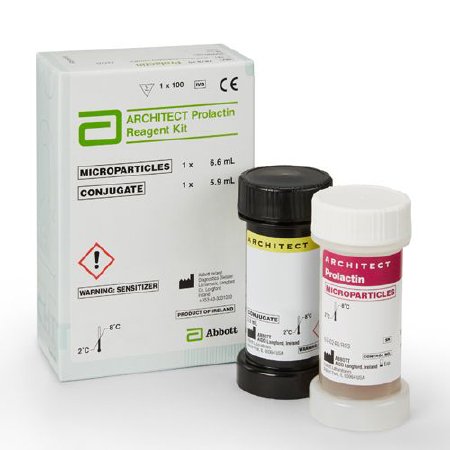 Abbott Reagent Architect™ Reproductive Hormone Assay Prolactin For use with Architect Systems 100 Tests R1: 6.6 mL, R2: 5.9 mL - Each - 07K7625-EA
