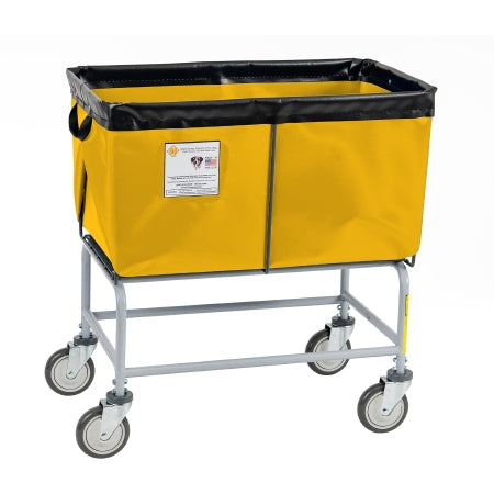 R & B Wire Products Elevated Basket Truck 4 Bushel Capacity Tubular Steel 5 Inch Clean Wheel System™ Casters - Each - 464Y-EA