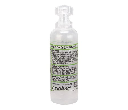 Grainger Eyewash Solution Eyesaline® 1 oz. Squeeze Bottle - Each - 3PVT3-EA