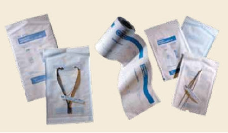 Cardinal Sterilization Pouch Ethylene Oxide (EO) Gas / Steam 10-1/2 X 28 Inch Transparent / White Self Seal Paper / Film - Case of 600 - 92028-CS