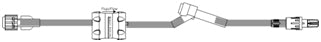 ICU Medical IV Extension Set 20 Inch Tubing Without Filter - Case of 50 - SC9072-CS