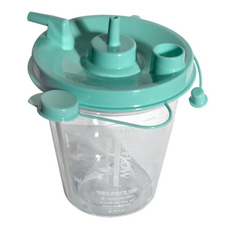 Sunset Healthcare Suction Canister Sunset Healthcare 800 mL Sealing Lid - Each - RES023S-EA